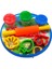 Play Dough Oyun Hamuru Seti Sofralı Merdaneli 3 Renk Hamurlu Kalıplı Oyun Hamuru Seti 2