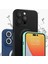 Iphone 14 Pro Maks Kontrast Renk Tpu Tutucu Telefon Kılıfı (Black White) 3