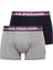 Erkek Lacivert-Gri 2'li Boxer 80475 1