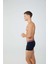 Erkek Lacivert-Gri 2'li Boxer 80475 5