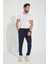 Erkek 3 Iplik Cepli Beli ve Paçası Lastikli Düz Eşofman Altı 1