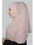 Al-Tobeh Hazır Türban Peçeli Pratik Eşarp Tesettür Nikaplı Hijab - Namaz Örtüsü Sufle (Xl) - Açık Latte 1
