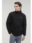 2W M-Alger Coat 2Pr Siyah Erkek Kısa Kaban 1