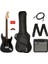 Affinity Strat HSS Frontman 15G Charcoal Frost Metallic Elektro Gitar Seti 1