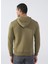 Erkek Kapüşonlu Yeşil Sweatshirt - A2825-0010 4