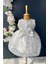 Dantelli Kız Bebek Elbise PNPN152 2