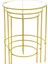 Meri Yuvarlak 3'lü Zigon Yan Sehpa Gold DNDR-003 2