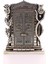 Dekoratif Hediye Allah Muhammed Yazılı Gül Kabe Kapısı Gümüş Biblo 25 CM-023 1