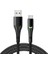 Ecotekno CA-7960 Ledli Type-C Data-Şarj Kablosu 3A 1m-Siyah 1