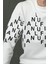 Rose Erkek Sweatshirt Kırık Beyaz 4