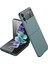 Samsung Galaxy Z Flip 4 Telefon Kılıfı - Yeşil (Yurt Dışından) 1