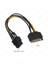 Pcı-E Ekran Kartı Bakır Güç Kablosu 15PIN Sata Erkek To 8pin(6+2) 3