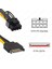 Pcı-E Ekran Kartı Bakır Güç Kablosu 15PIN Sata Erkek To 8pin(6+2) 4