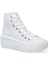 22K-802 2pr Beyaz Kadın Sneaker Bot 1