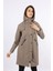 Kapüşonlu Fermuarlı Cepli Double Face Trend Mont Parka 1