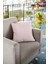 4'lü 43 x 43 cm Pudra Premium Kumaş Tay Tüyü Döşemelik Dekoratif Çift Taraflı Kırlent Kılıfı KRL006 2