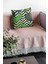 Yapraklı Dokuma Kumaş Premium Tay Tüyü Çift Taraflı Kırlent Yastık Kılıfı 43 x 43 cm KRL113 4