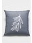 Tay Tüyü Dokuma Premium Kumaş Çift Taraflı Kırlent Yapraklı Yastık Kılıfı 43 x 43 cm KRL032 2