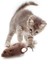 Kedi Oyuncağı Kurmalı Fare Pelüş Oyuncak 14 cm 2