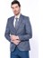 Ekose Lacivert Tek Düğme Slim Fit Ceket Wessi 4