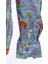 Açık Mavi Desenli Slim Fit Uzun Kollu Gömlek 4