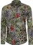 Çiçek Desenli Slim Fit Uzun Kollu Gömlek 1