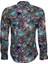 Çiçek Desenli Slim Fit Uzun Kollu Gömlek 3