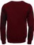 Bordo Taşlı Baskılı Sweatshirt 3