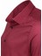 Bordo Desenli Slim Fit Gömlek 4