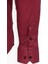 Bordo Desenli Slim Fit Gömlek 5