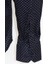 Lacivert Desenli Slim Fit Gömlek 5