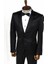 Siyah Nokta Desenli Slim Fit Smokin Ceket 4