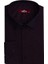 Bordo Kaz Ayağı Desenli Slim Fit Gömlek 1