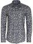 Çiçek Desenli Gri Slim Fit Gömlek 1