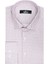 Açık Bordo Mini Kare Desenli Slim Fit Gömlek 2