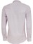 Açık Bordo Mini Kare Desenli Slim Fit Gömlek 4