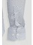 Beyaz Mini Kare Desenli Slim Fit Gömlek 4