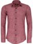 Slim Fit Bordo Desenli Gömlek 1