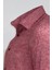 Slim Fit Bordo Desenli Gömlek 4