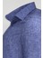 Slim Fit Lacivert Desenli Gömlek 4