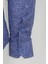 Slim Fit Lacivert Desenli Gömlek 5