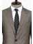 Soluk Kahverengi Desensiz Iki Parça Slim Fit Takım Elbise 2
