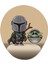 The Mandalorian Bilek Destekli Mousepad Model - 5 Oval 1
