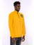 Sarı Fermuarlı Baskılı Sweatshirt 3