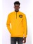 Sarı Fermuarlı Baskılı Sweatshirt 5
