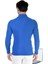 Erkek Saks Mavisi Yarım Balıkçı Yaka Slim Fit Kazak 3