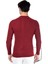 Erkek Bordo Yarım Balıkçı Yaka Slim Fit Kazak 4