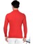 Erkek Kırmızı Yarım Balıkçı Yaka Slim Fit Kazak 4