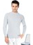 Erkek Gri Yarım Balıkçı Yaka Slim Fit Kazak 1
