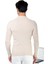 Erkek Bej Yarım Balıkçı Yaka Slim Fit Kazak 4